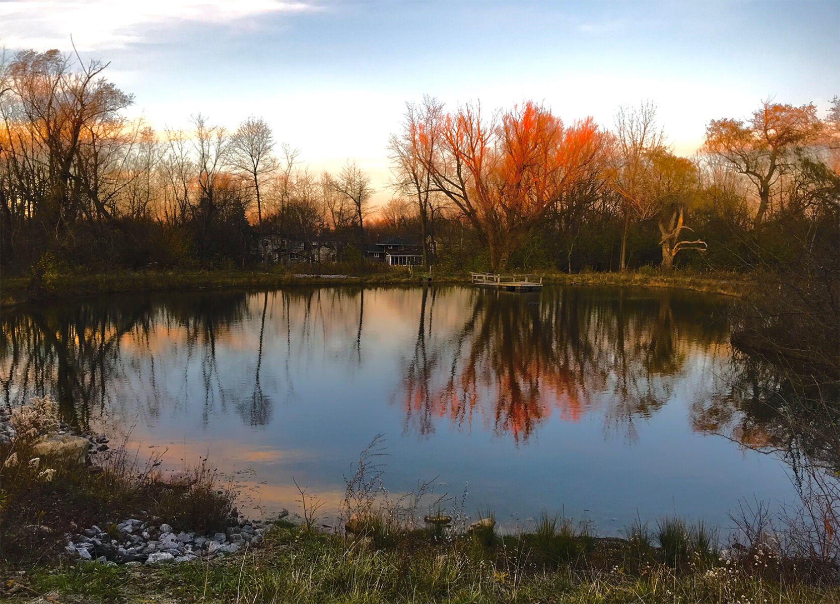 Lake at Park School